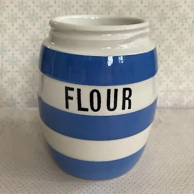Buy Vintage Cornishware Blue Flour Jar (no Lid) • 9.99£