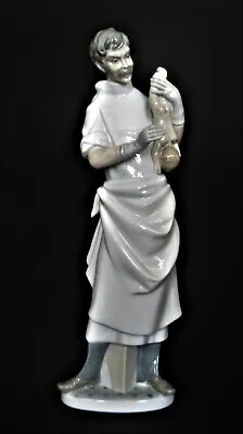 Buy LLADRO Glazed Figurine Figure   OBSTETRICIAN  #4763  Doctor Holding Newborn Baby • 85.30£