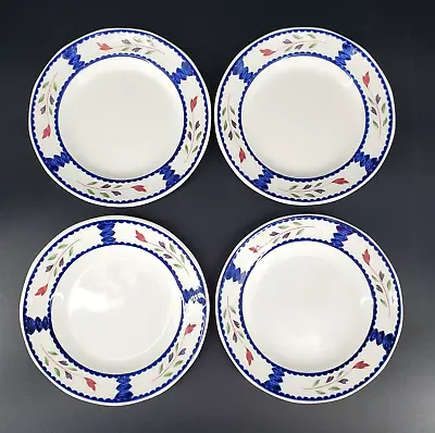 Buy Adams Lancaster Set Of 4 Bread Plates 6 1/8” Real English Ironstone Hand-Painted • 24.63£