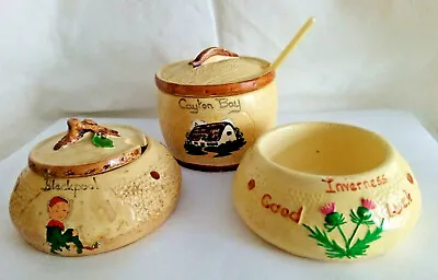 Buy Manor Ware Pots/Jar Memorabilia Vintage Ornamental Collectors X3 • 11.99£