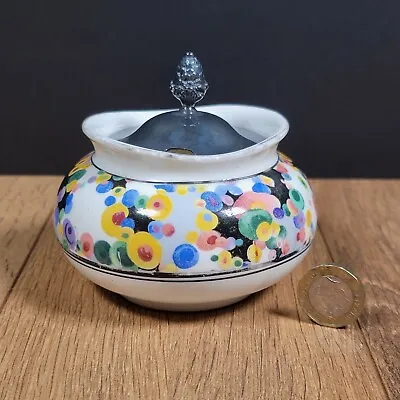 Buy Antique A B J Grafton China Sugar Bowl Art Deco • 8.50£