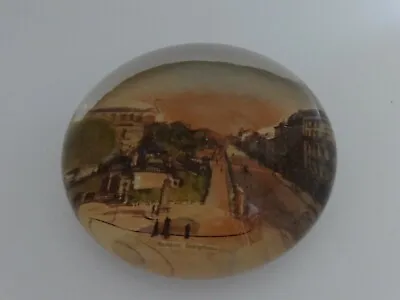 Buy Antique Victorian Glass Souvenir Paperweight Georgstrasse Hannover Germany • 16.95£