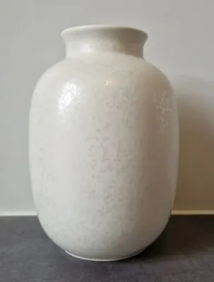 Buy Vintage Poole Pottery Lustre White Eggshell Vase Subtle Glaze 1960's Minimalist  • 14£