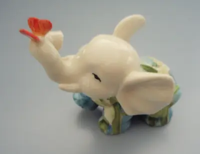 Buy Old Tupton Ware Elephant Lily Cream And Butterfly Figurine *New In Box* Bird • 27.78£
