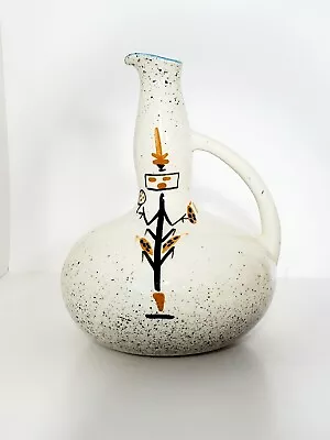 Buy Native American Style Speckled Art Pottery Signed Maisel's Vase Pitcher Folk Art • 23.99£