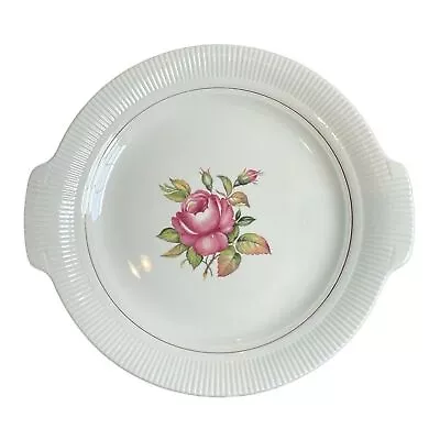 Buy Rose Victory By Salem China Co. 10” Dinner Plate 23 Karat Gold Trim USA • 12.49£