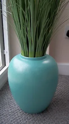 Buy Poole Pottery Vase Floor Or Table Standing Large Lustre Turquoise Dolphin Mark • 35£