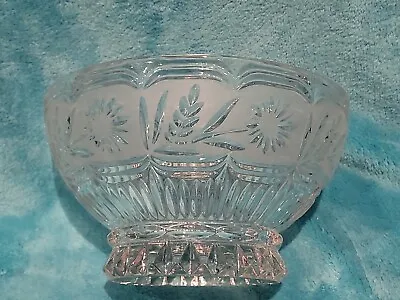 Buy Crystal Bowl Handcrafted Vintage Gorgeous High Quality From USA Stylesetter Riva • 17.99£