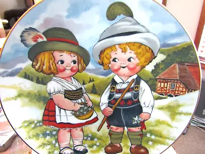 Buy VINTAGE Dolly Dingle 8.5  Collector Plate, DOLLY DINGLE VISITS Germany • 6.62£