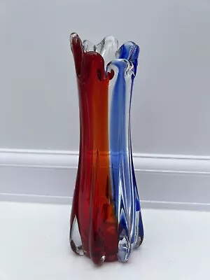 Buy Vintage 1980s Murano Style 19cm ‘Celery Vase’ - Art Glass • 17£