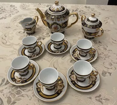 Buy VTG L F Fine Limoges China Porcelain PRC Complete Coffe Set In Good Condition • 238.30£
