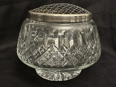 Buy Vintage Thomas Webb Cut Crystal Glass Flower Bowl/Frog Etched On Base • 15£