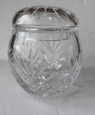 Buy Cut Crystal Lidded Jar 24% Pbo By Xavier • 25£
