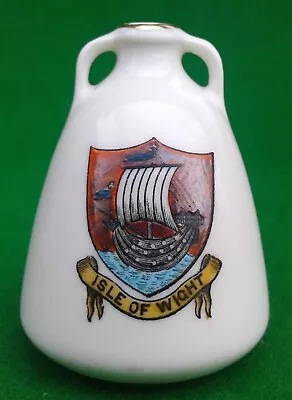 Buy W. H. Goss “isle Of Wight” Crested China Miniature Egyptian Water Jar • 3.99£