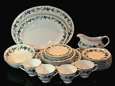 Buy Vintage Royal Doulton  Burgundy  T.C. 1001 China Dinnerware. Made In England • 5.70£