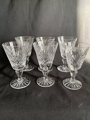 Buy Royal Doulton Crystal Juno Port Glasses X6, 3.75” Tall Unsigned • 24£