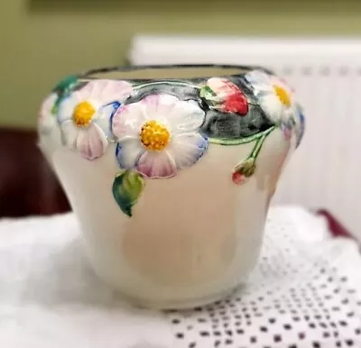 Buy Carlton Ware Rare Sugar Bowl / Small Vase Australian Design Made In England 1930 • 17£