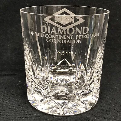 Buy Diamond Mid Continent Petroleum Alantis Fatima Double Old-Fashion Crystal Glass • 123.29£