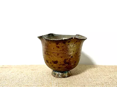 Buy Woodfired Unglazed Pottery High Iron Tea Cup Flower Shaped Signed Zhiyong • 43.47£