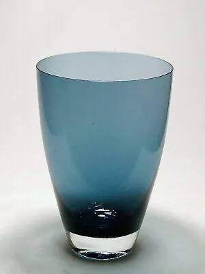Buy Riihimaen Lasi (Riihimaki) Finland Blue Glass Vase • 40.27£