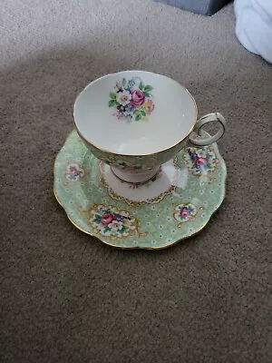 Buy Vintage Queen Anne Bone China Cup And Saucer ENGLAND • 20£