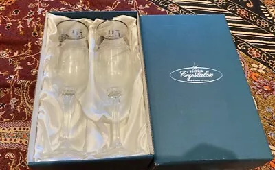 Buy Bohemia Crystalex Celebrating 25YRS Anniversary Twin Glasses • 5.99£