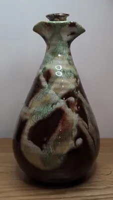 Buy Cliff Youghal Ireland Pottery - Ceramic Decanter Olive/Brown, Approx 9.5  • 14.99£