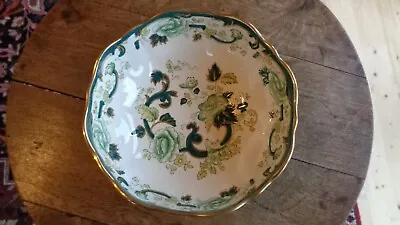 Buy Masons Ironstone Green Chartreuse Large Bowl. 10.5 Inches. • 34£