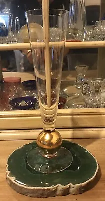 Buy Orrefors Crystal Nobel Champagne Flute Golden Ball, Gunner Cyren Designer. • 236.23£