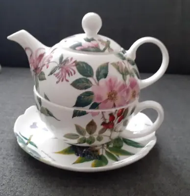 Buy New The Bristol China Company Floral Tea For One Set Tea Pot Cup & Saucer • 9.99£