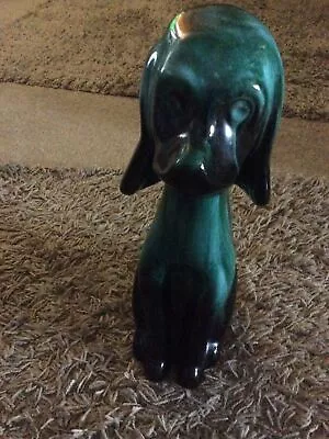 Buy Vintage Canadian Blue Mountain Pottery Large Sitting Dog 14” Very Good Condition • 20£