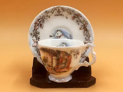 Buy Royal Doulton Brambly Hedge Winter Miniature Tea Cup & Saucer Duo. • 23.50£