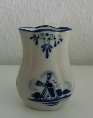 Buy Pretty Little Delft Vase With Windmill • 10.17£