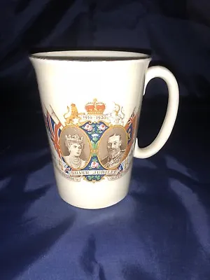 Buy Maling King George & Queen Mary Silver Jubilee Beaker  1935 Vintage China -rare • 3.95£