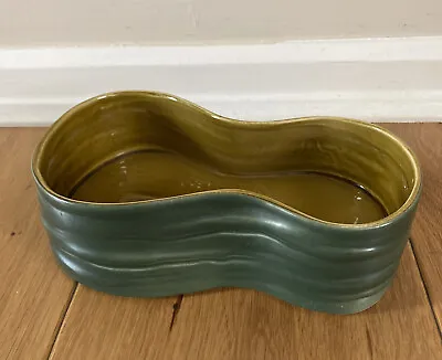 Buy Beswick Green Kidney Shape Bowl Dish Planter Made In England No. 2068 • 12£