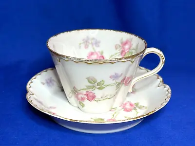 Buy Haviland Limoges China Schleiger 87 Pattern Cup And Saucer • 28.91£