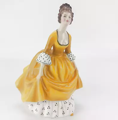 Buy Royal Doulton Figurine Coralie HN2307 Bone China Lady Figure Yellow • 34.99£