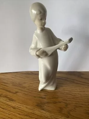 Buy Nao/lladro Figurines Pre Owned Angel Playing Guitar Vgc • 12£