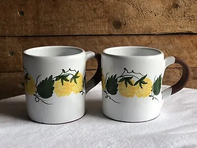 Buy Portuguese Handcrafted Mugs X 2 Made In Portugal Pre-loved • 15£
