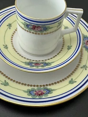 Buy 2 Trio Sets Hochst Porcelain Sevres Style Demitasse Cups Saucers Plates 6 Pieces • 28.22£