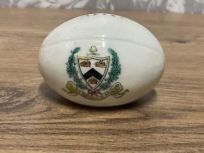 Buy Vintage Crested Ware China Rugby Ball  Rare Grimsby Crested Ware • 16.50£