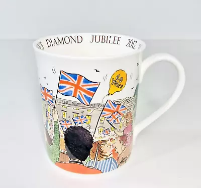 Buy Hudson Middleton Queen's Diamond Jubilee, Design By Annie Tempest Bone China Mug • 6£