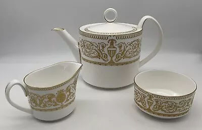 Buy Royal Worcester Fine Bone China Teapot, Milk Jug & Sugar Bowl, ,Hyde Park, 1966 • 95£