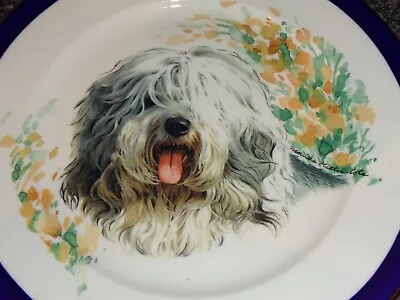 Buy KLM Staffordshire Old English Sheepdog Large Collectors Plate • 14.99£