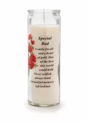 Buy Glass Vase Memorial Candle Remembrance Graveside Gift Tribute Flower Garden • 8.50£