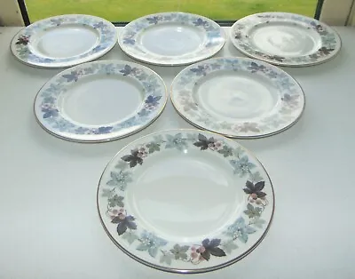 Buy Royal Doulton Fine Bone China TC1016 Camelot Pattern 6 X Dessert  Plates 20.5cm • 18£