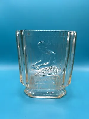 Buy Art Deco Sowerby Clear Glass “Pandora's Box” Jar/Vase • 25£