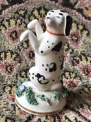 Buy Begging Dog-19th Century-Antique Staffordshire Potteries Figurine-Dog-10cm • 28£
