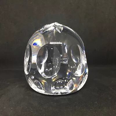 Buy Clear Cut Crystal Glass Paperweight Vintage Retro Home Office Decor Elegant  • 9.99£