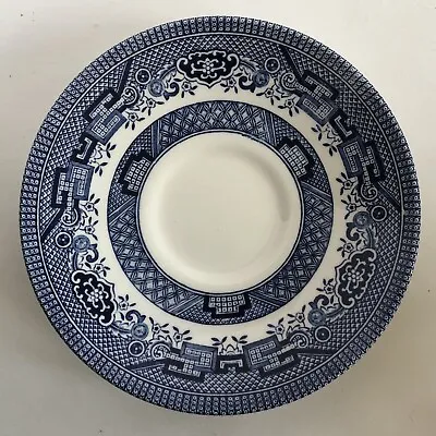Buy Vintage Churchill Blue Willow Saucers 5.5  Round 10 Available Sold Separately • 3.56£